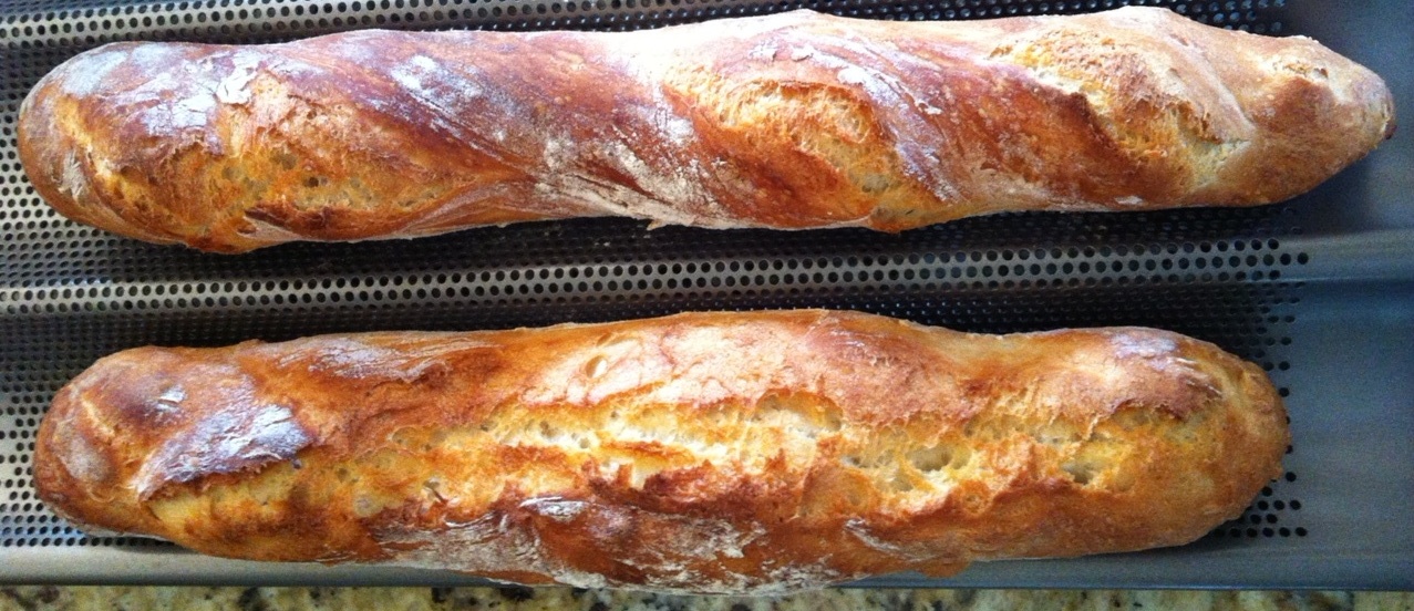 Les baguettes, c’est facile —-  Easy baguette bread