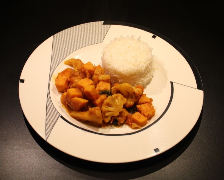 Curry de légumes aigre-doux – Sweet and sour vegetable curry