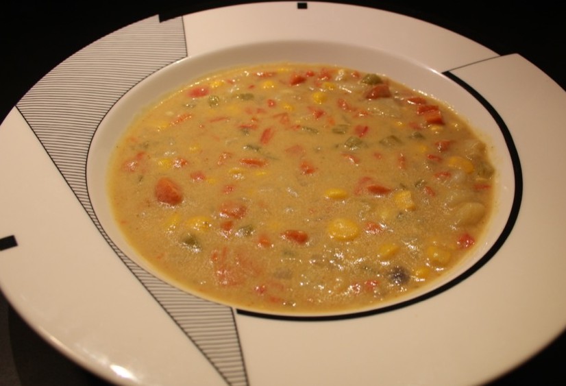 Soupe de légumes et cacahuètes – Vegetables and peanut soup