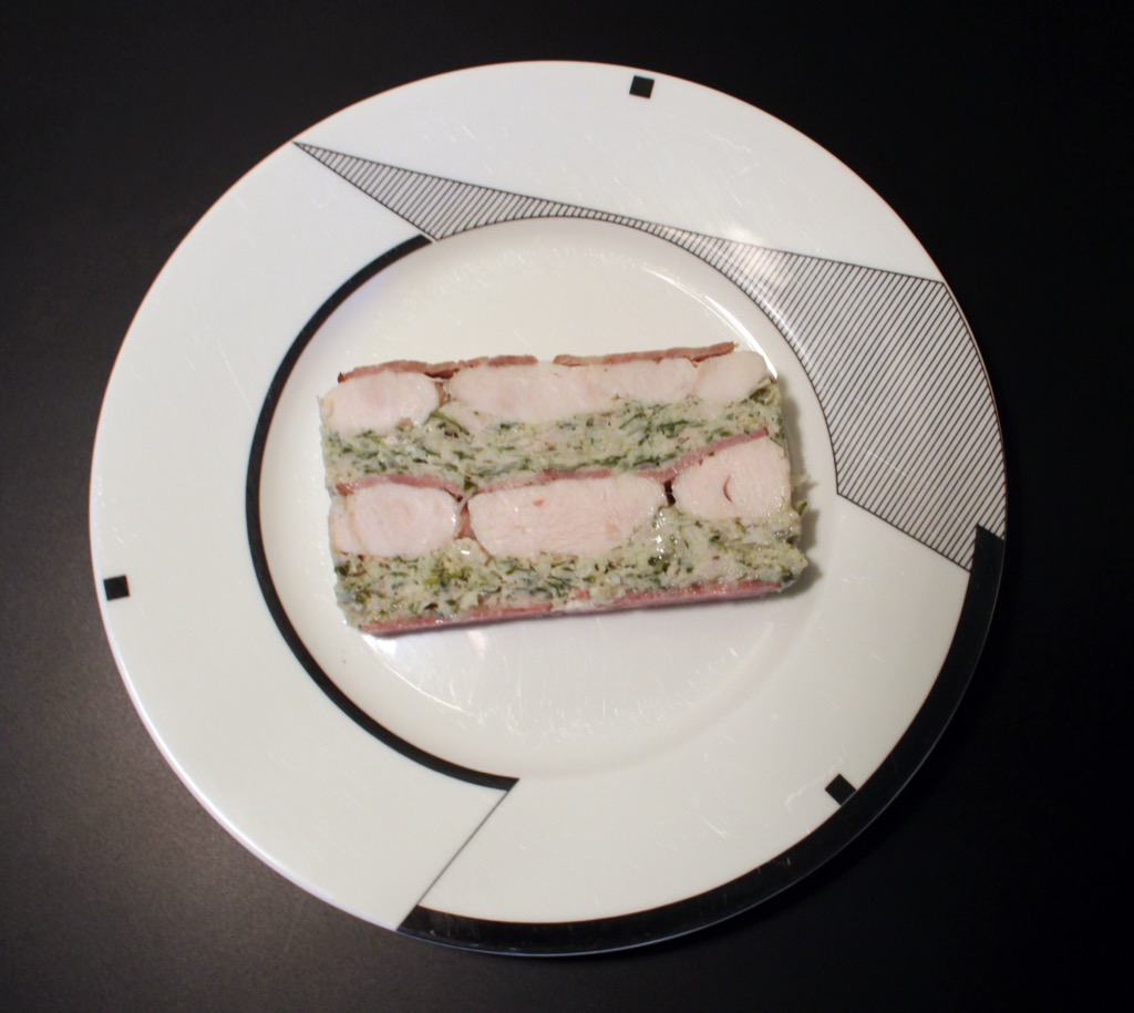 Terrine de volaille persillée – Turkey pâté with parsley