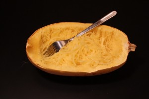 half spaghetti squash