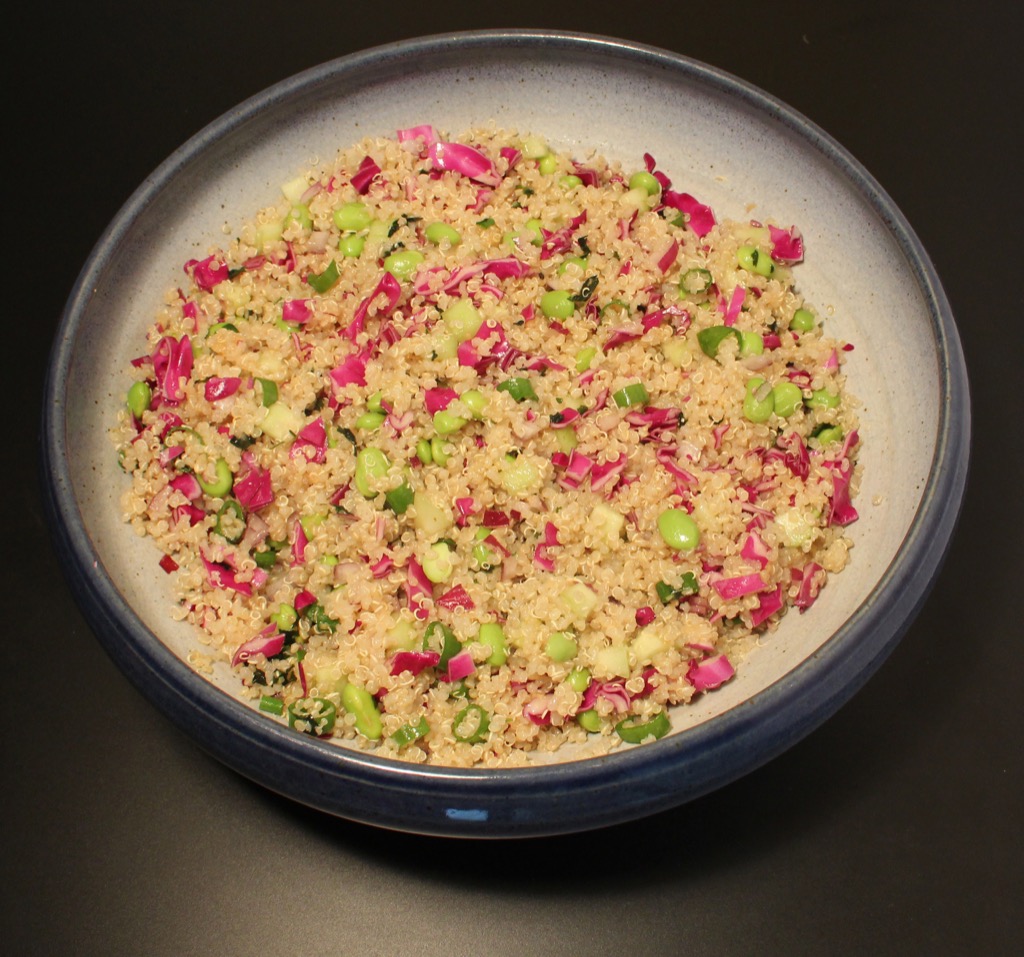 Salade rouge et verte au quinoa – Red and green quinoa salad