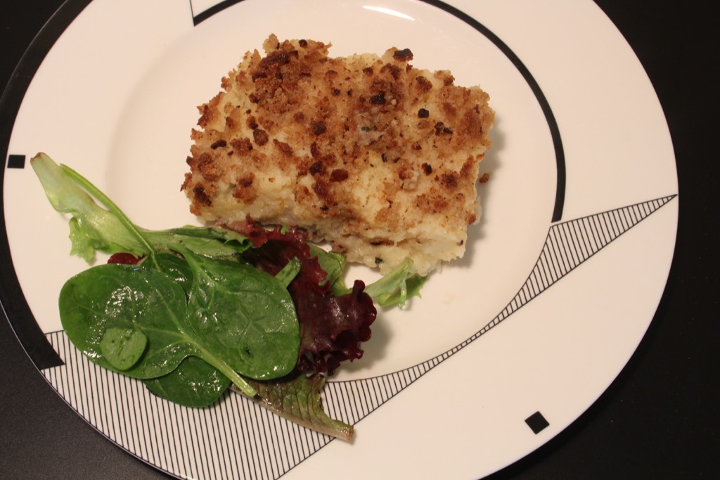 Parmentier de panais et céleri – Parsnip and celery root, Parmentier style