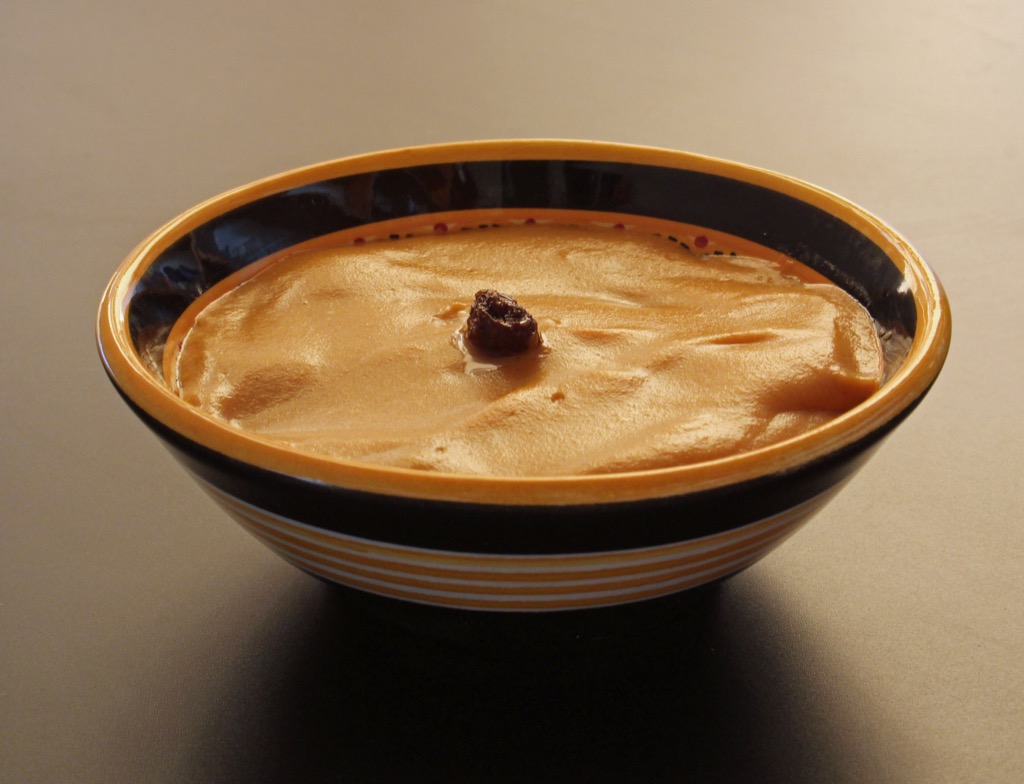 Entremets aux Kakis et au Rhum – Persimmon and Rum Pudding