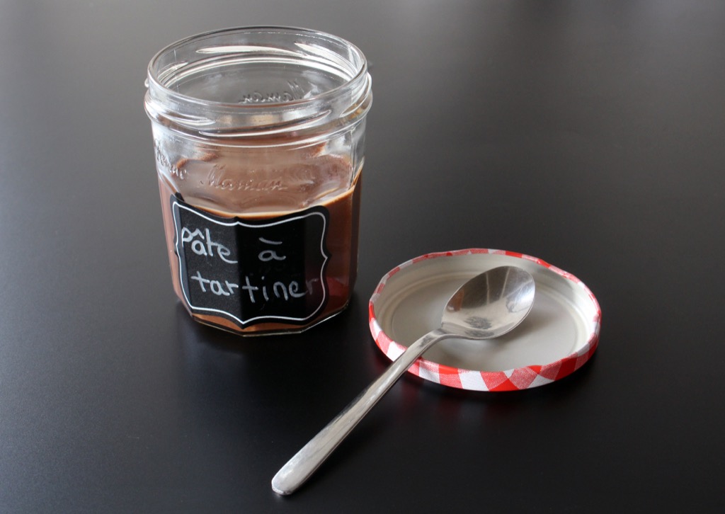 Pâte à tartiner choco-noisettes sans cochonneries / Healthier chocolate-hazelnuts spread