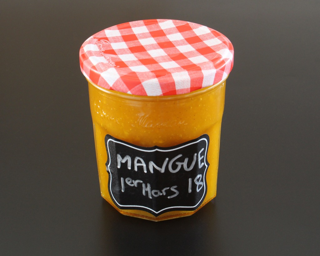 Confiture de mangues vanillée –  Mango jam with vanilla