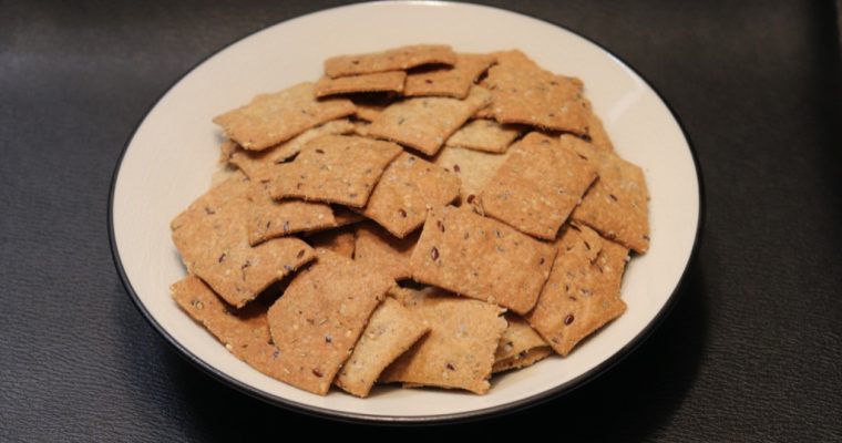 Crackers au sarrasin – Buckwheat crackers